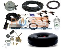 Комплект ГБО 4 поколения Stag-300-6 ISA2 6 цилиндров до 245 л.с. (ред. Gurtner Base, форс. Hana Single, тор. баллон 54л, мульт. Tomasetto 220/30) Купить комплект ГБО 4 поколения Stag-300-6 ISA2 6 цилиндров до 245 л.с. (ред. Gu